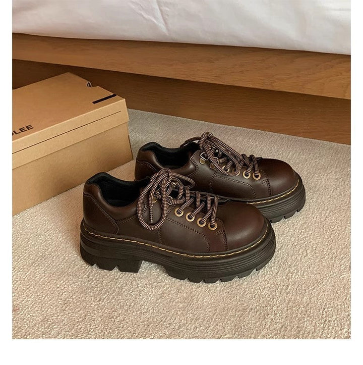Women’s Chunky Lace-Up Shoes with Non-Slip Sole for Daily Wear | Lune London