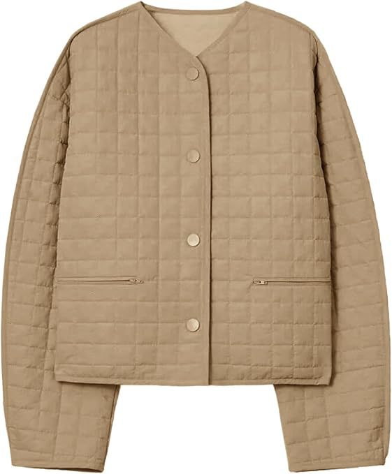 Ladies lightweight quilted jacket trendy Lune London