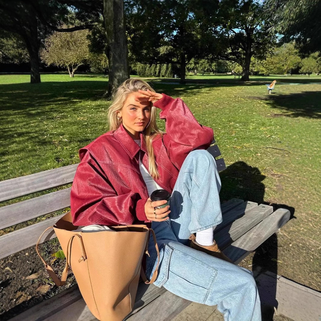 Oversized denim jacket for women Lune London