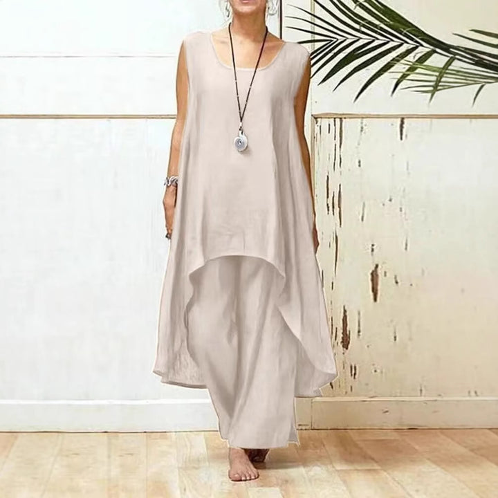 Lune London fluid maxi tunic jumpsuit for women
