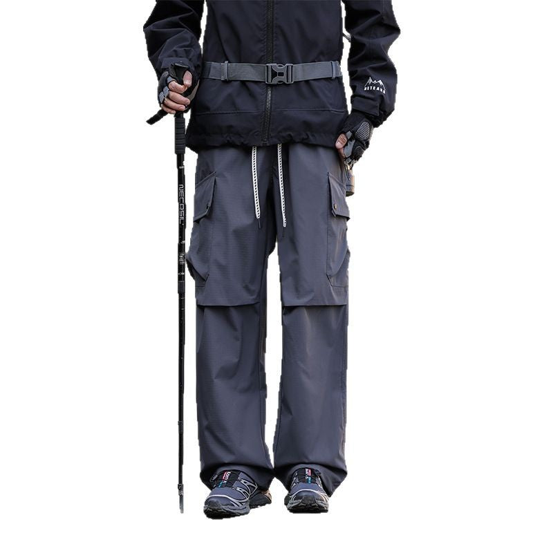 Functional hiking pants for men with multifunctional pockets Lune London