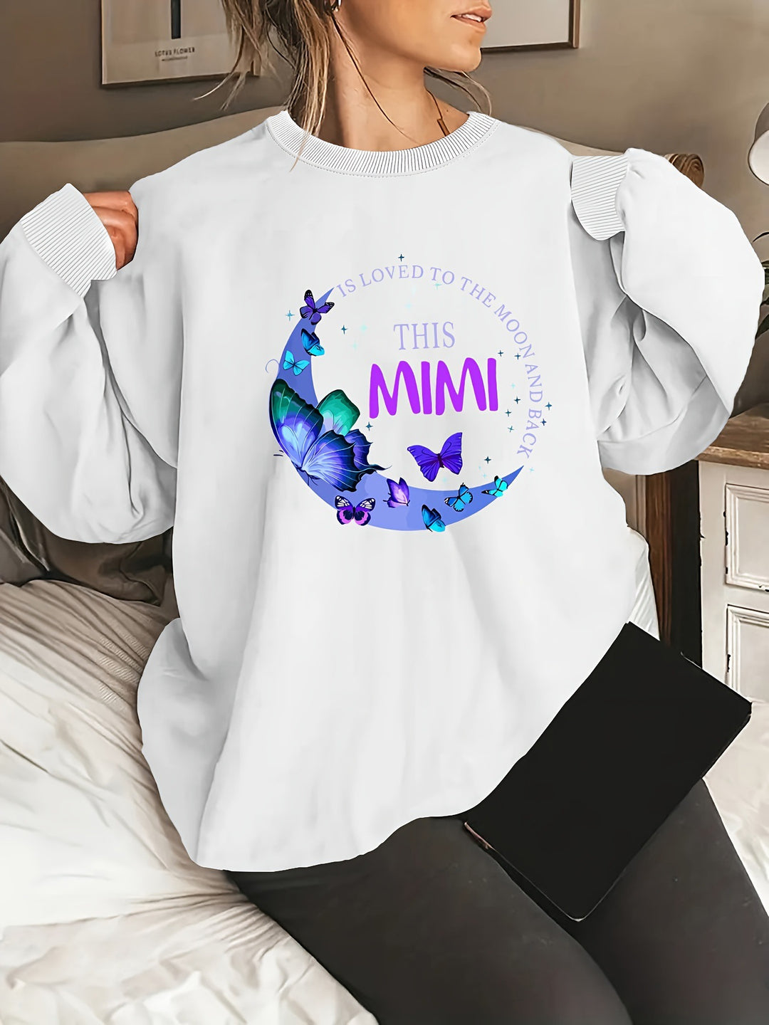 Sweat-shirt graphique femme Chic & Stil