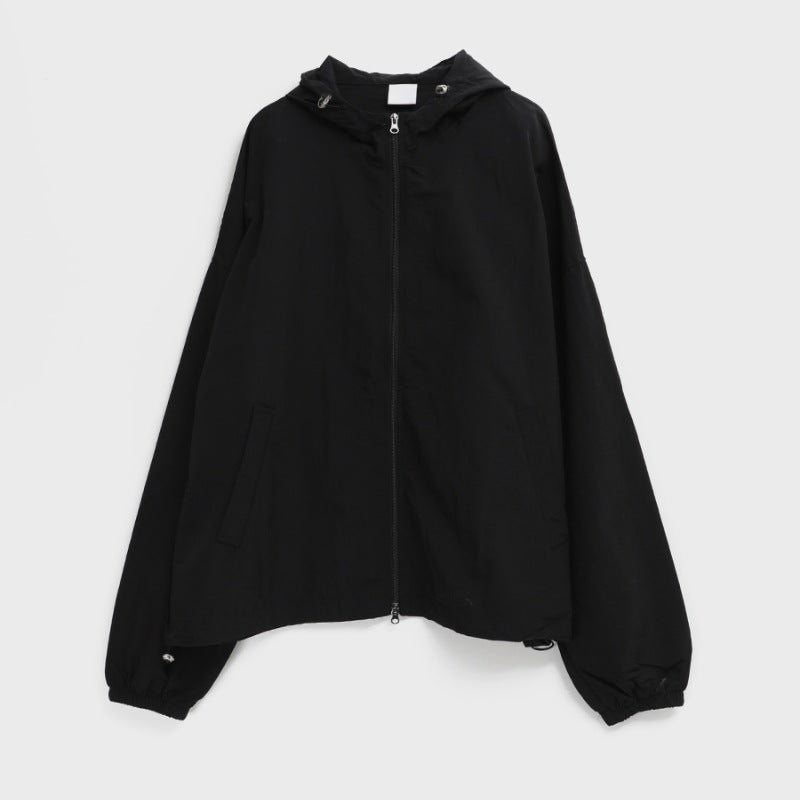 Veste de transition décontractée pour femmes avec col haut et cordon de serrage réglable Chic & Stil 1772505648