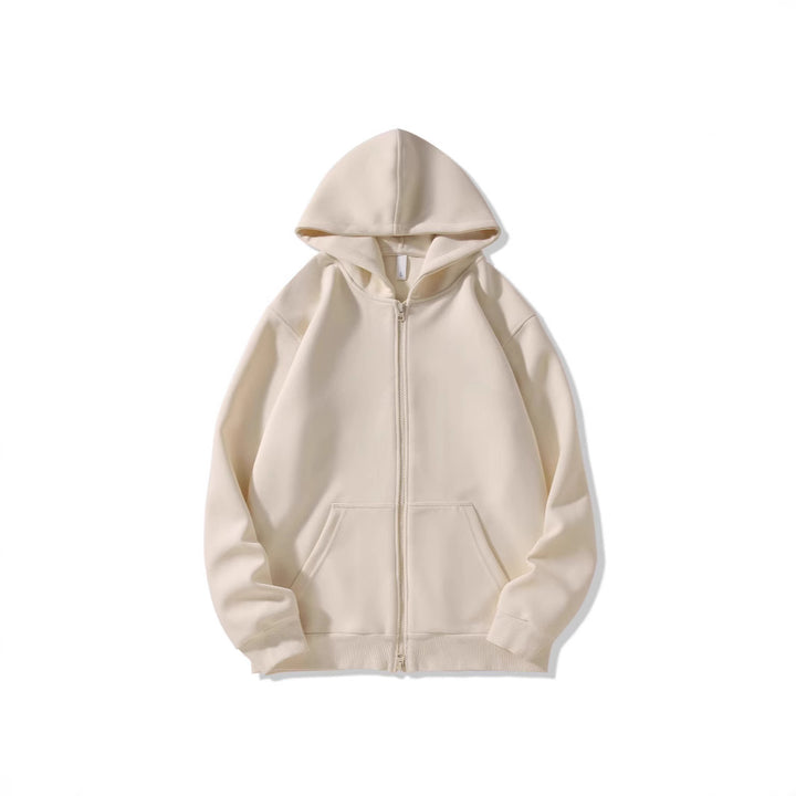 Ladies hoodie jacket with full zip and practical pockets Chic & Stil