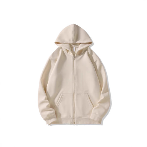 Ladies hoodie jacket with full zip and practical pockets Chic & Stil
