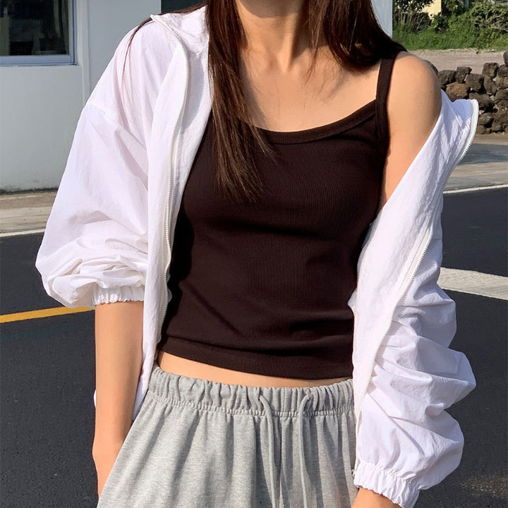 Women's sporty transitional jacket with voluminous sleeves Chic & Stil