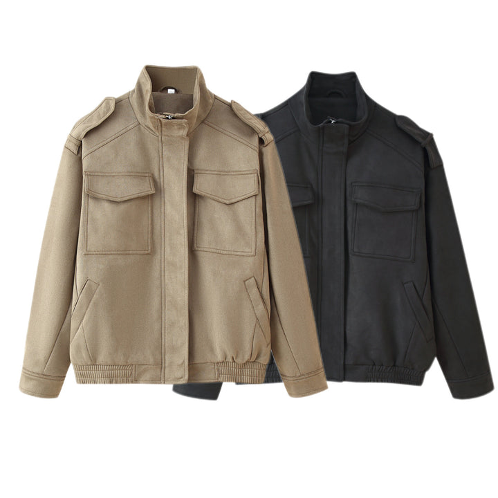 Fashionable women's leisure jacket with a sturdy design and practical pockets Lune London