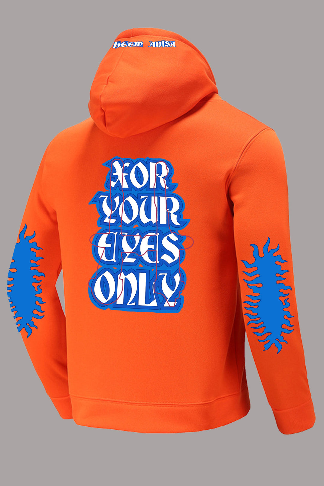 Hooded sweatshirt for women with creative graphic print and relaxed fit Lune London