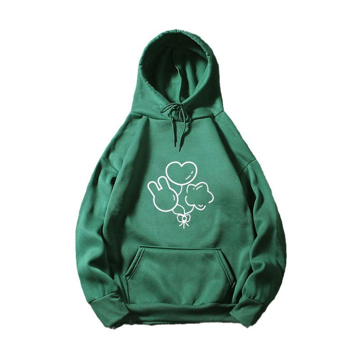 Women's hoodie with playful graphic design Chic & Stil