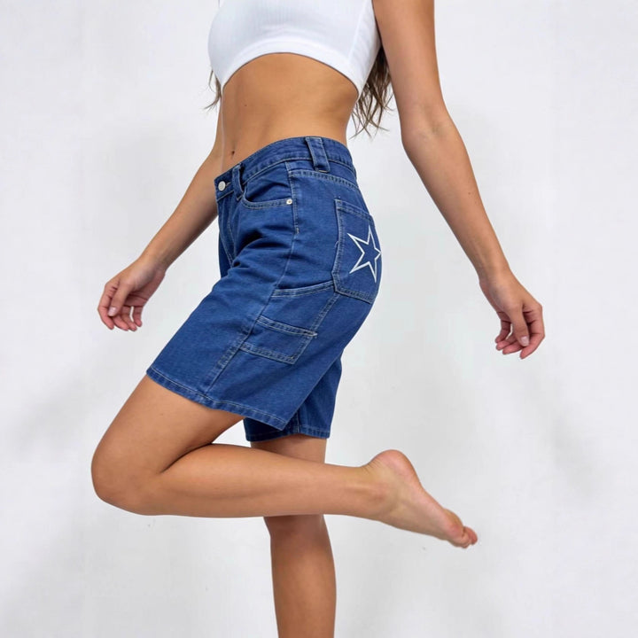 Women Casual Cargo Shorts Lune London