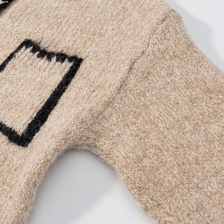 Cardigan pour femmes avec poches plaquées et détails contrastés Chic & Stil