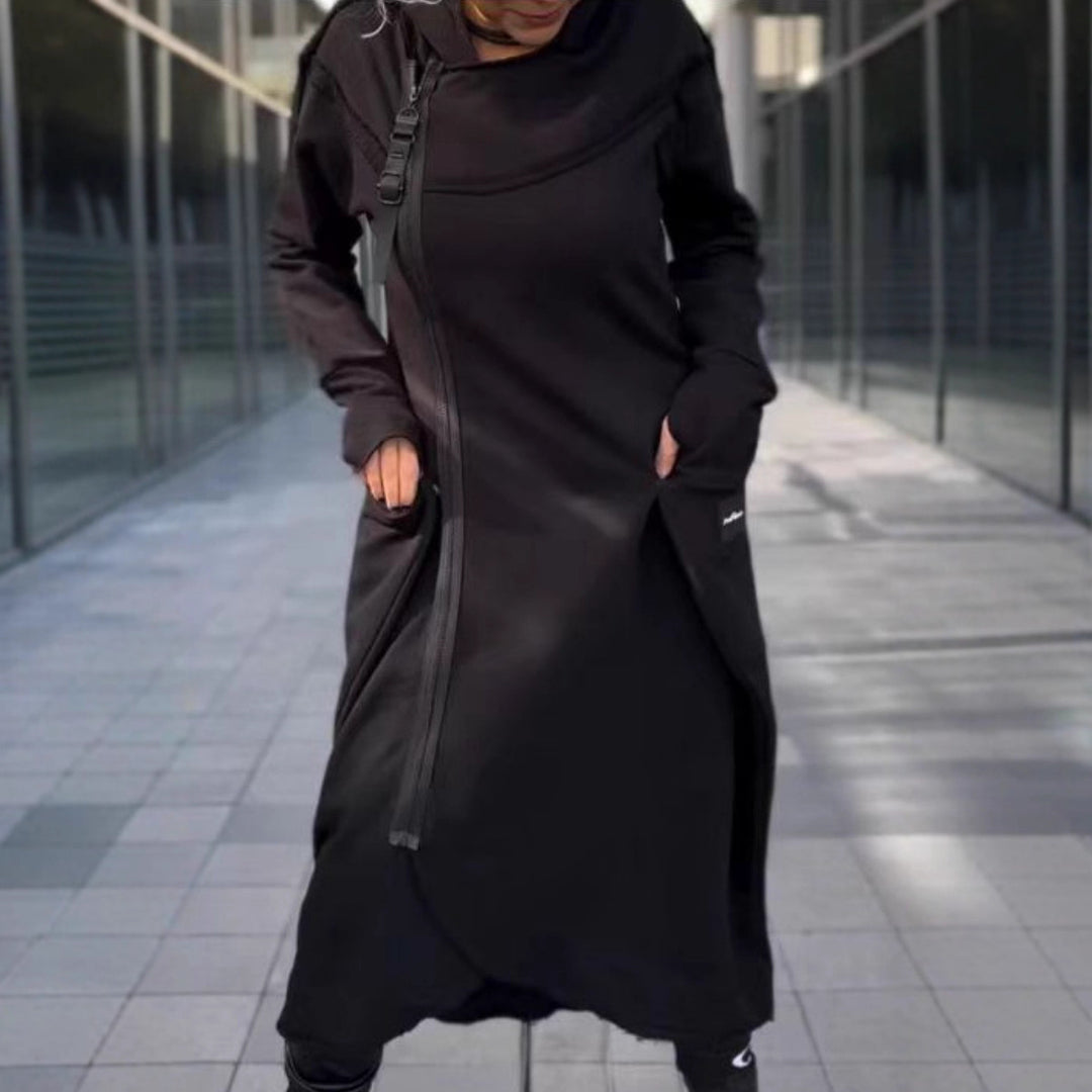 Robe à capuche urbaine pour femmes avec poches pratiques Chic & Stil