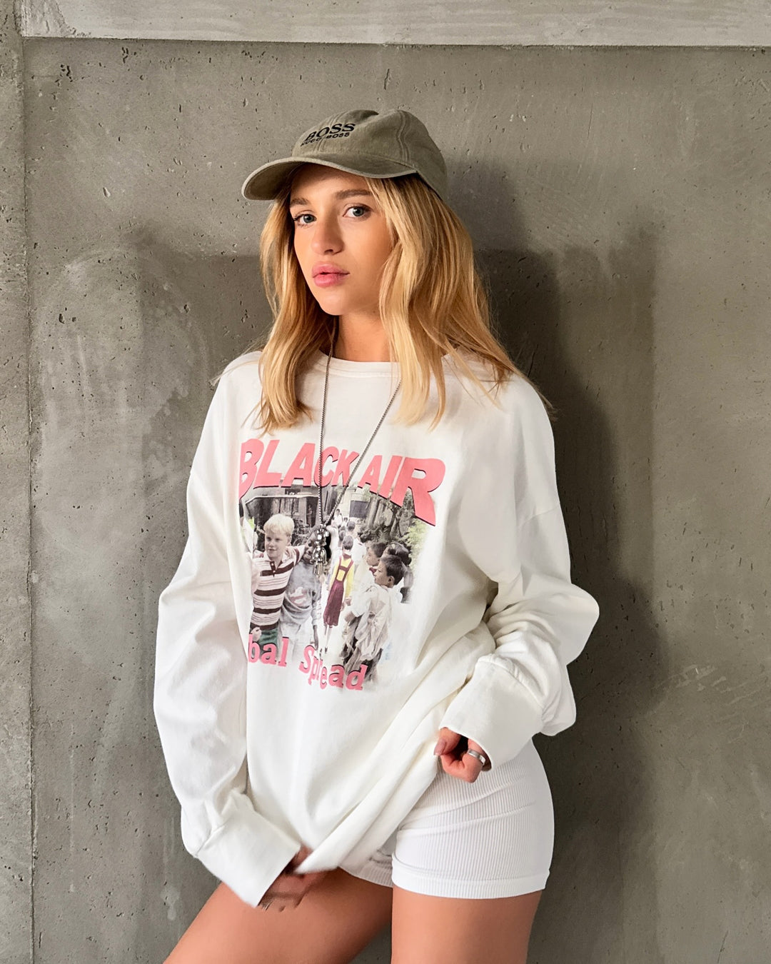 Women's stylish long sleeve with creative graphic design and relaxed fit Lune London