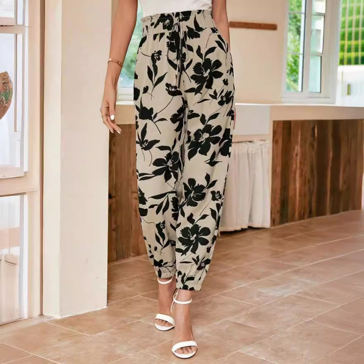 Pantalons floraux tendance pour femmes Chic & Stil