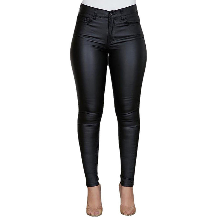 Lune London | Leather-like, Figure-hugging Leggings with High Waist