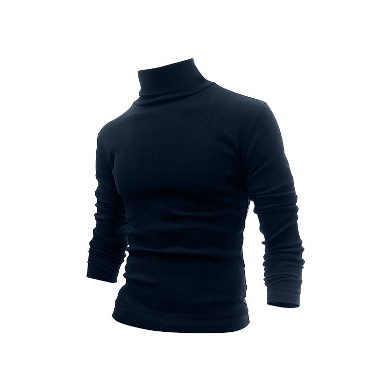 Stylish turtleneck sweater for men in soft and stretchy material Lune London