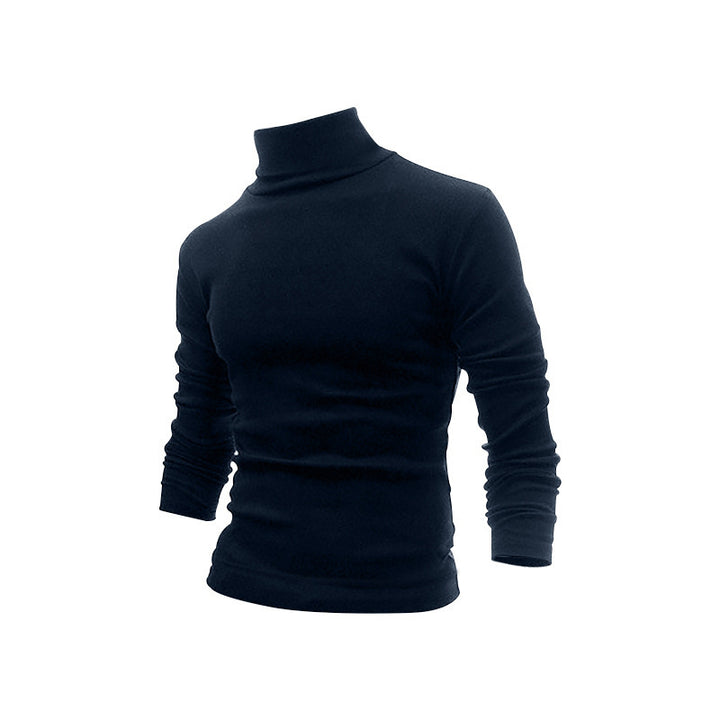 Stylish turtleneck sweater for men in soft and stretchy material Lune London