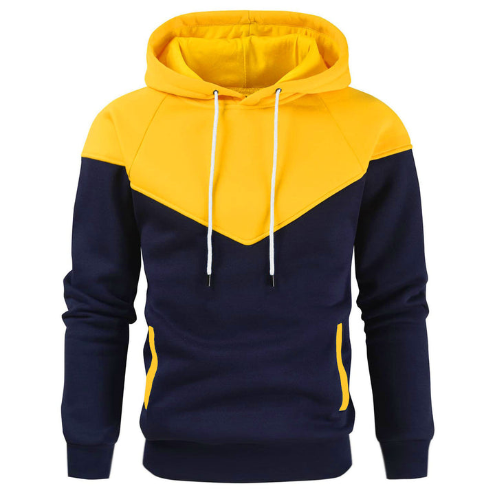 Men's trendy hoodie with an innovative patchwork design Lune London