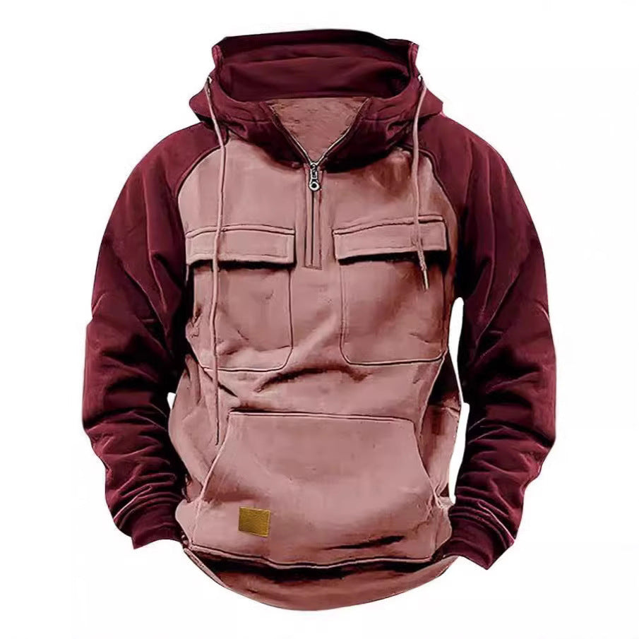 Functional hooded jacket for men with practical pockets Lune London