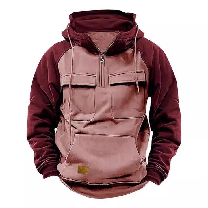 Functional hooded jacket for men with practical pockets Lune London