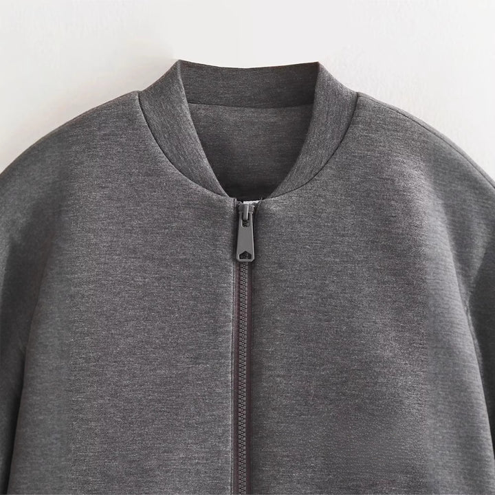 Women's sports jacket with zipper and relaxed fit Lune London