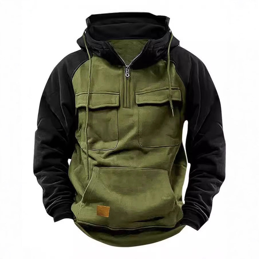 Functional hooded jacket for men with practical pockets Lune London