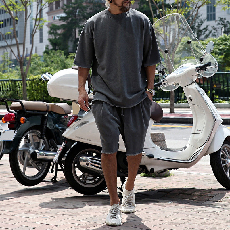 Casual set for men in breathable cotton Lune London