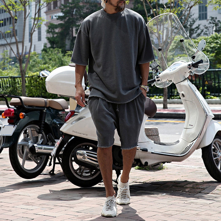 Casual set for men in breathable cotton Lune London