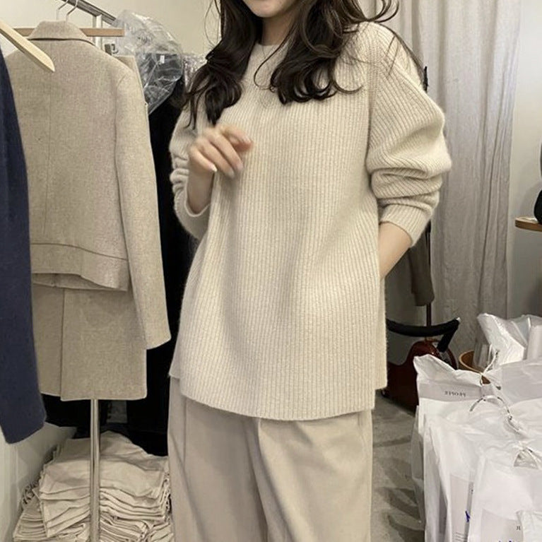 Ladies Thick Knit Sweater Lune London