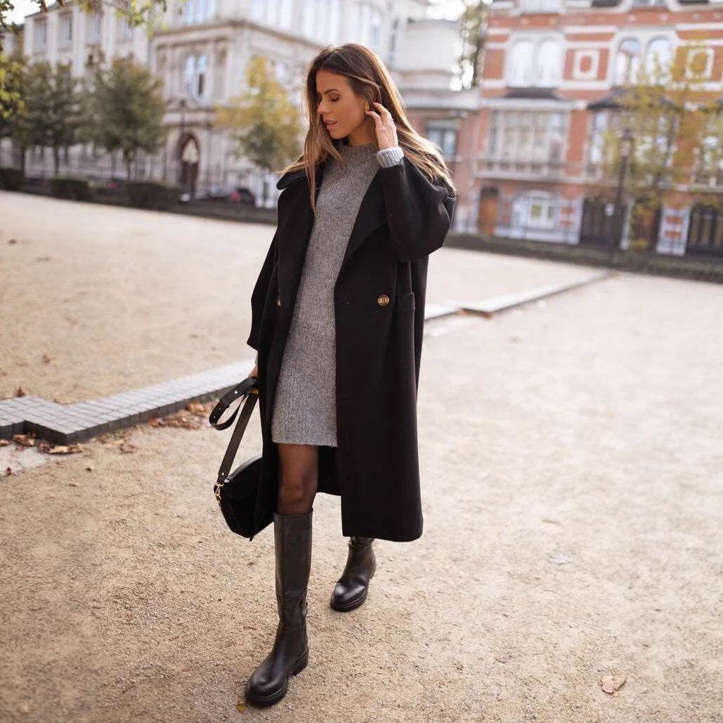 Elegant oversized coat for women Lune London