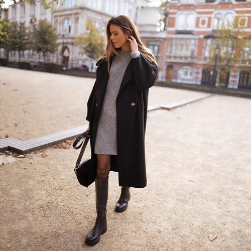Elegant oversized coat for women Lune London