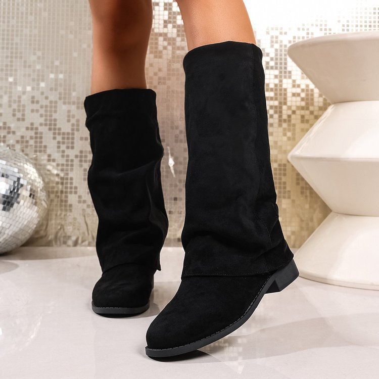 Lune London Soft Winter Boots for Women in Suede