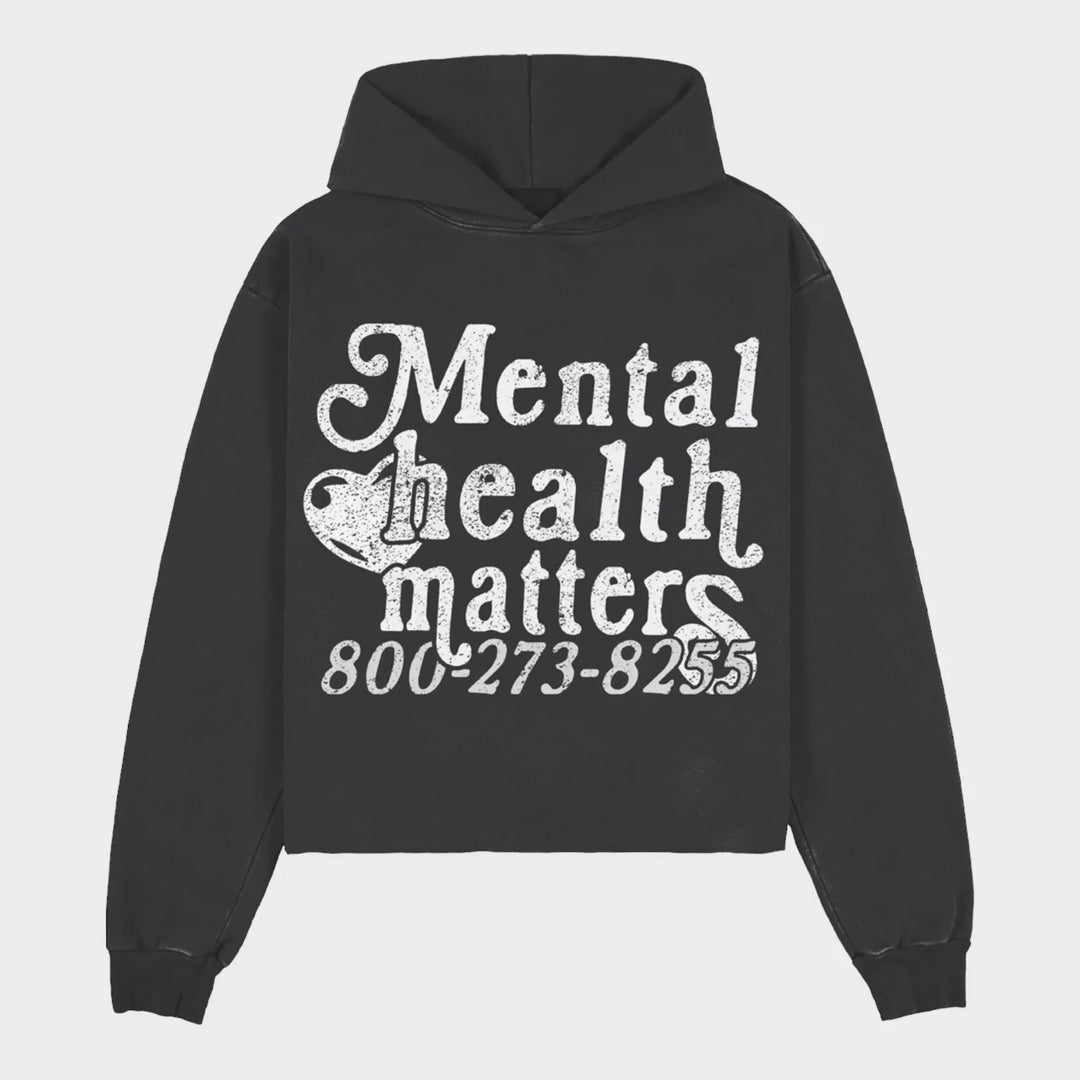 Women's hoodie with statement print Chic & Stil