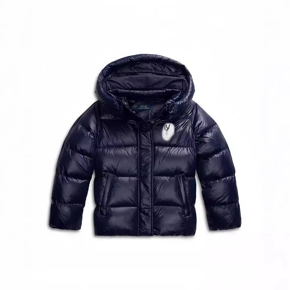 Ladies quilted sports jacket with hood Lune London