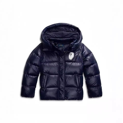 Women's ultra-light down jacket with hood and pockets Lune London