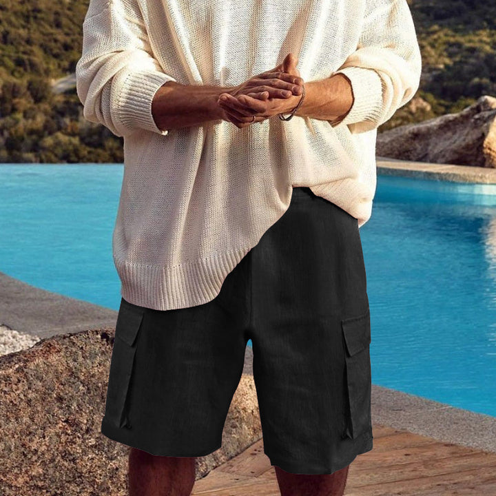 Casual cargo shorts for men with practical side pockets and comfortable fit Lune London