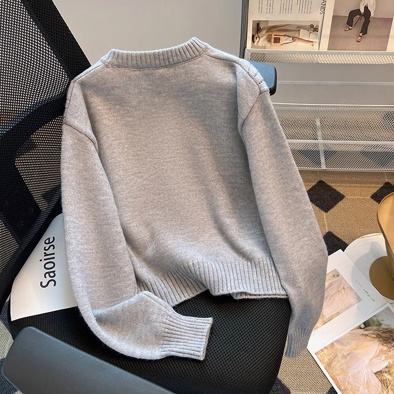 Pull en maille sportive pour femmes avec zip décoratif Chic & Stil