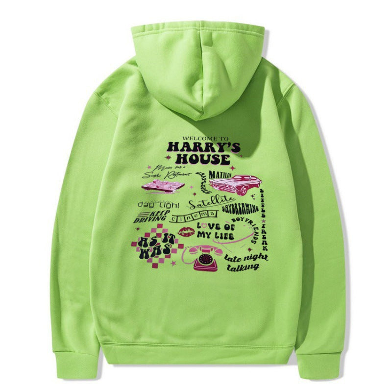 Women's Hooded Sweatshirt with Unique Graphic Design Lune London