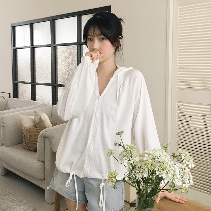 Haut à capuche décontracté pour femmes avec des manches larges Chic & Stil