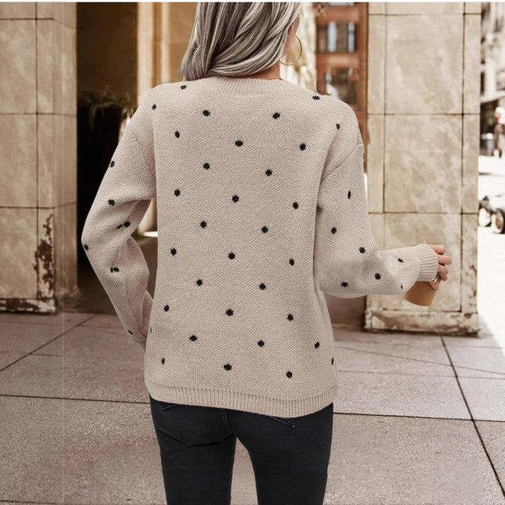 Sweater pour femmes avec un motif ludique et une coupe confortable Chic & Stil