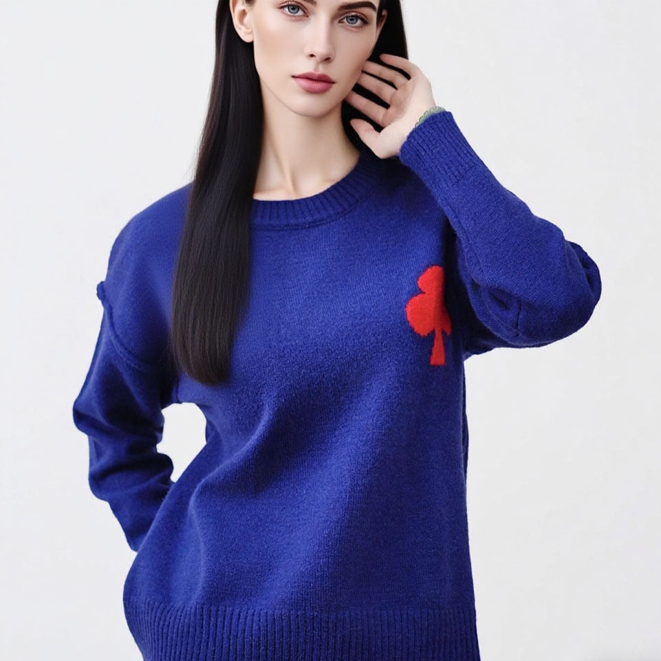 Soft sweater for ladies with decorative pattern Lune London