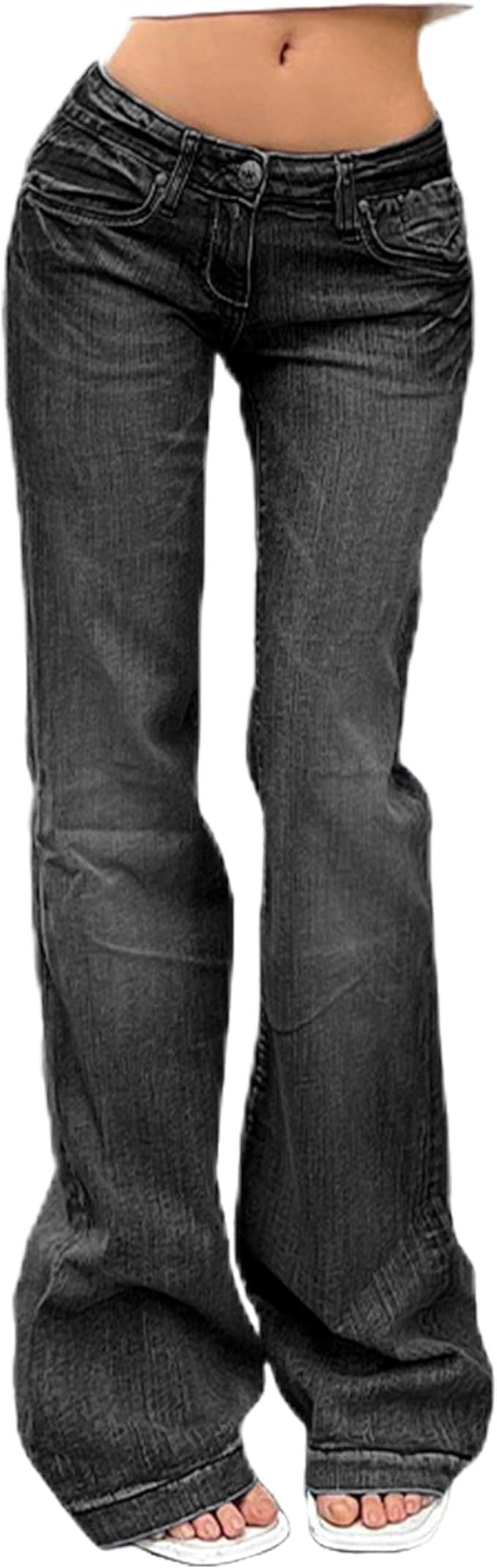 Women Bootcut Jeans with flexible fit and high waist Lune London