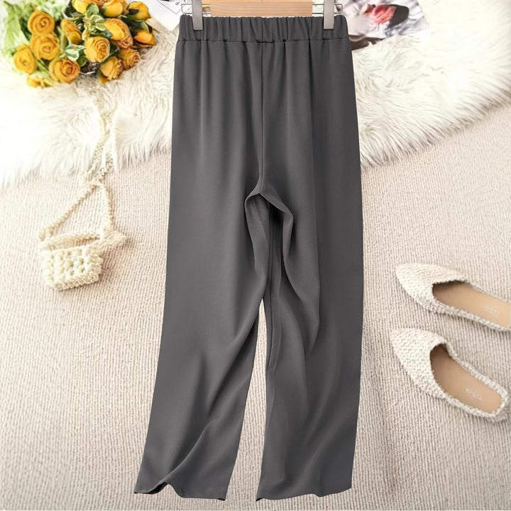 Women Elegant Wide Pleated Pants Lune London