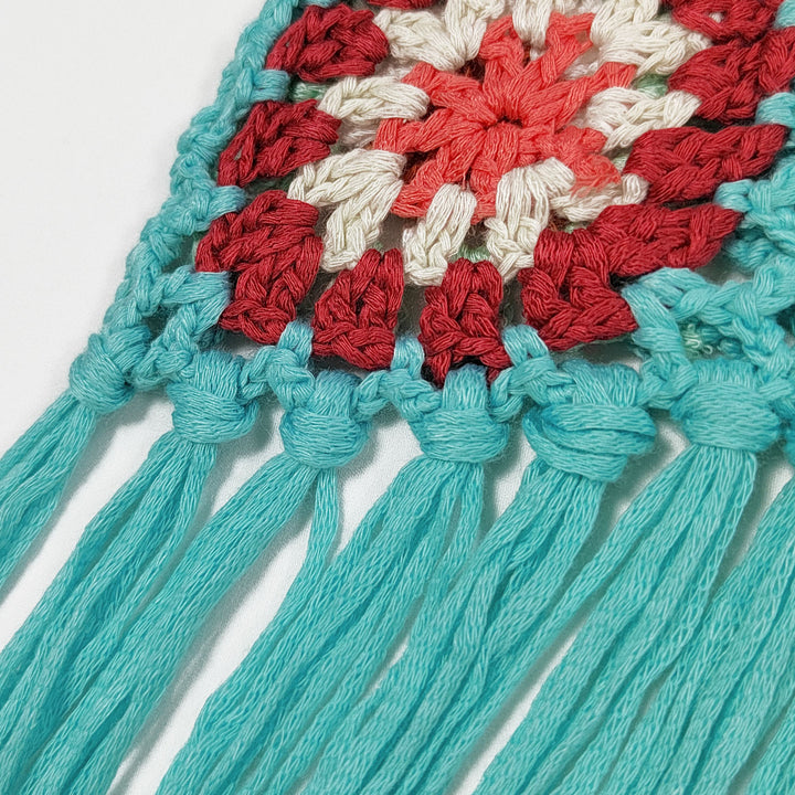 Boho crochet shoulder bag for women Lune London