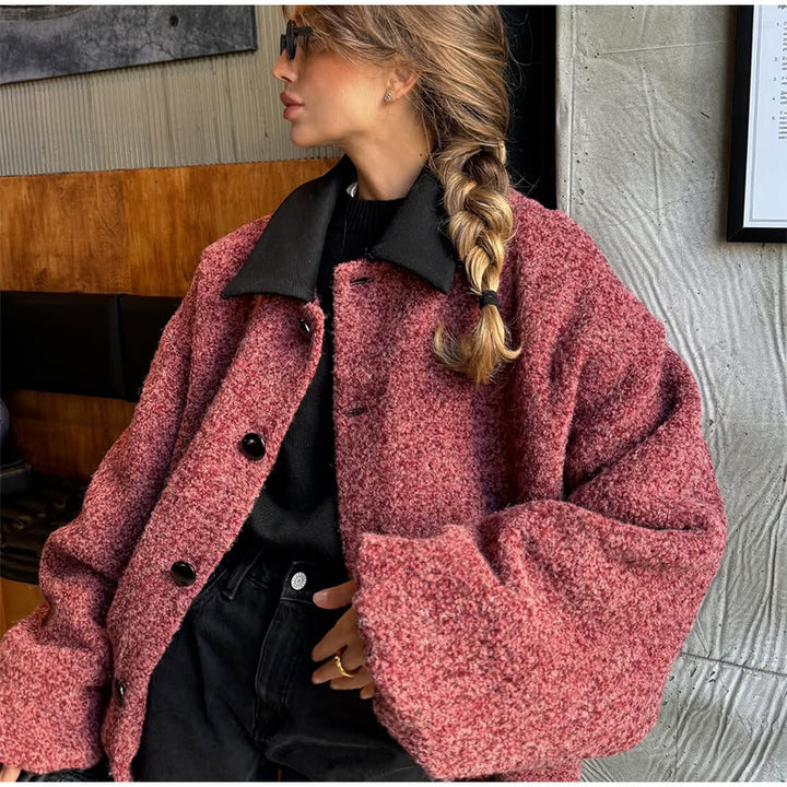 Oversized wool jacket for women Lune London