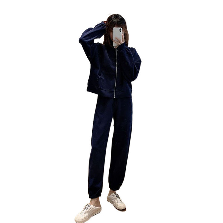 Women's Casual Leisure Set with Relaxed Cut and Practical Pockets Chic & Stil
