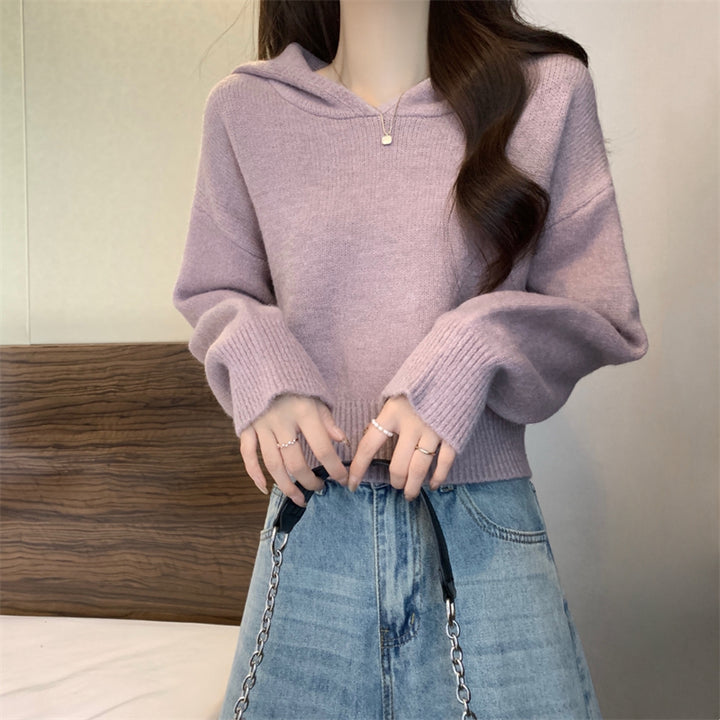 Hoodie pour femmes stylé avec coupe décontractée et matériau texturé Chic & Stil