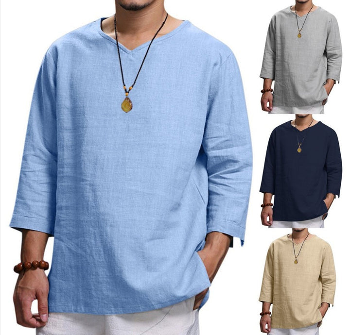 Men's Lightweight Linen Shirt Lune London
