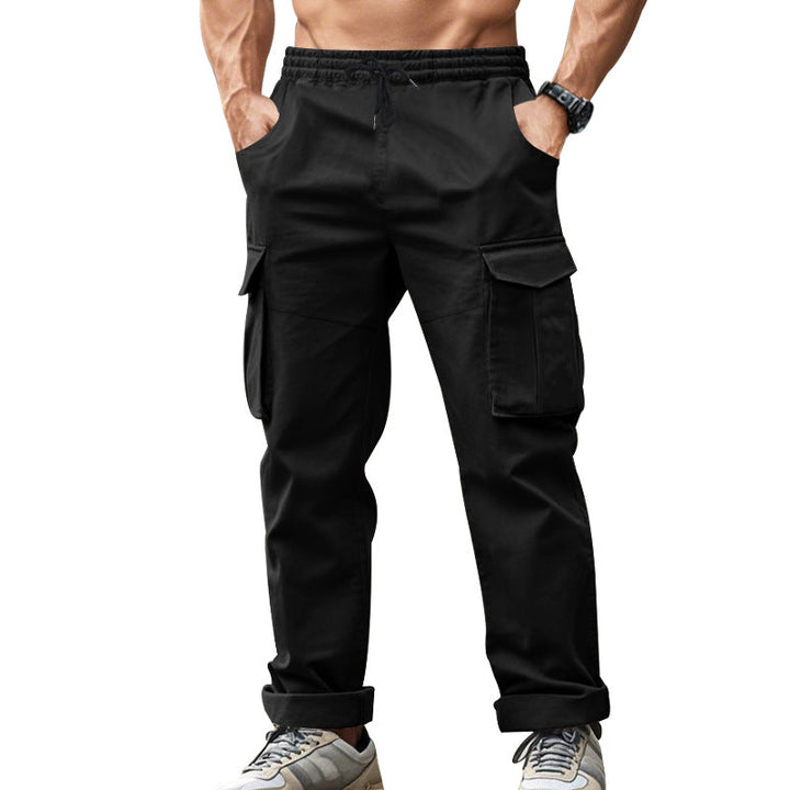 Lune London | Men's cargo pants with functional side pockets and elastic waistband