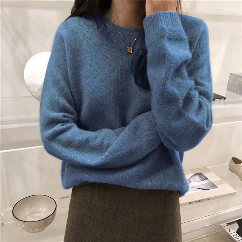 Pull en cachemire pour femmes avec une fine structure côtelée et une coupe décontractée Chic & Stil